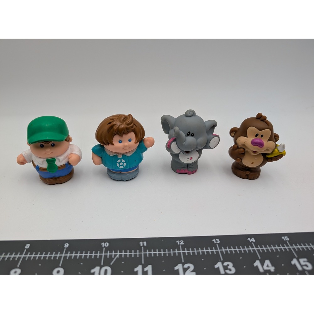 Little Tikes Figure Jessica Dan Zoo Train Elephant Monkey Lot